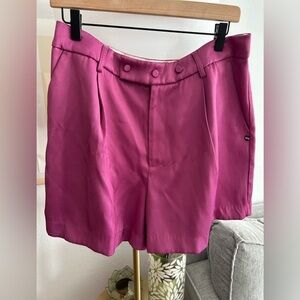 Schotch & Soda Barbiecore Pink High Rise Summer Preppy Shorts Size Xl